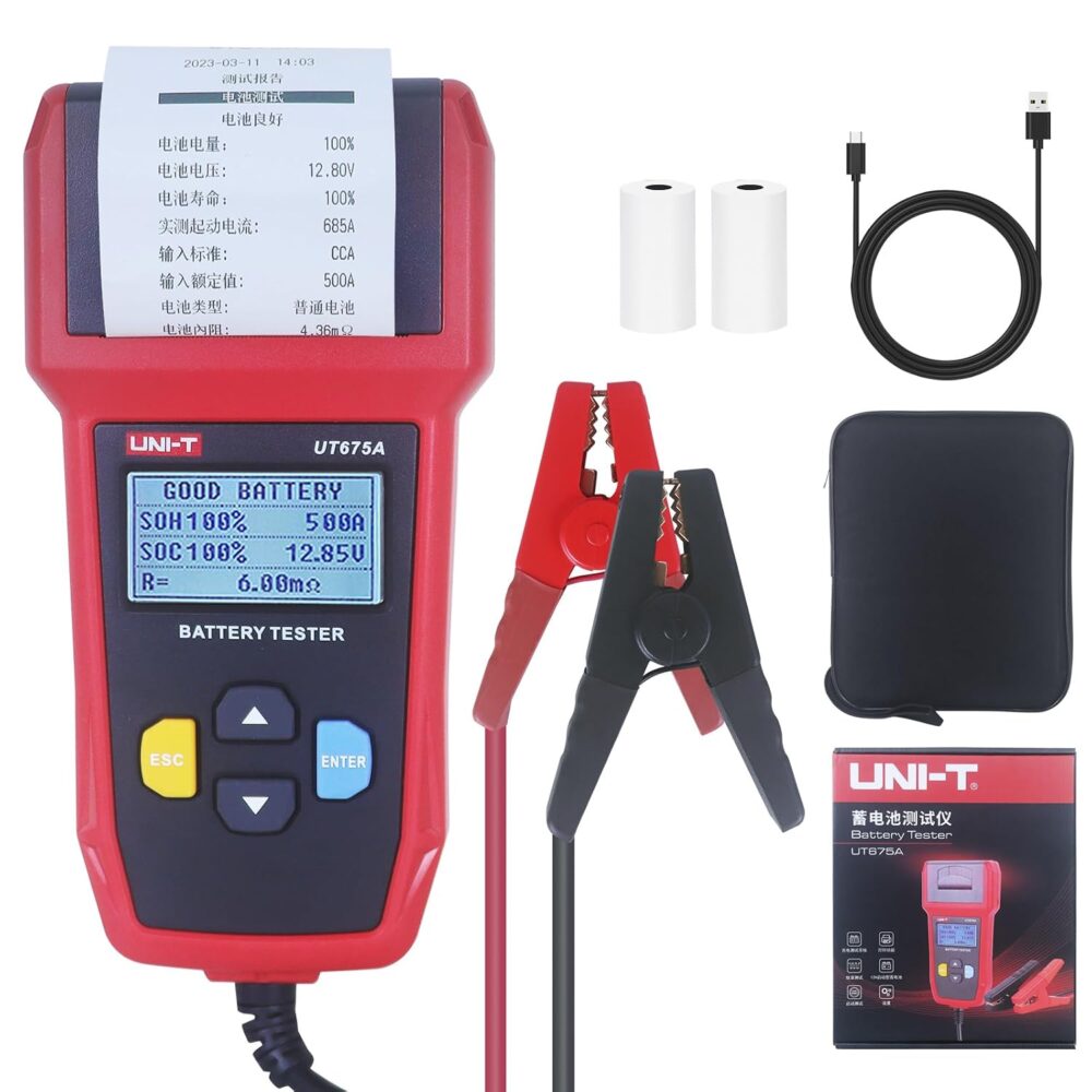 ANALIZADOR DIGITAL DE BATERIAS UT675A UNI-T - Imagen 2
