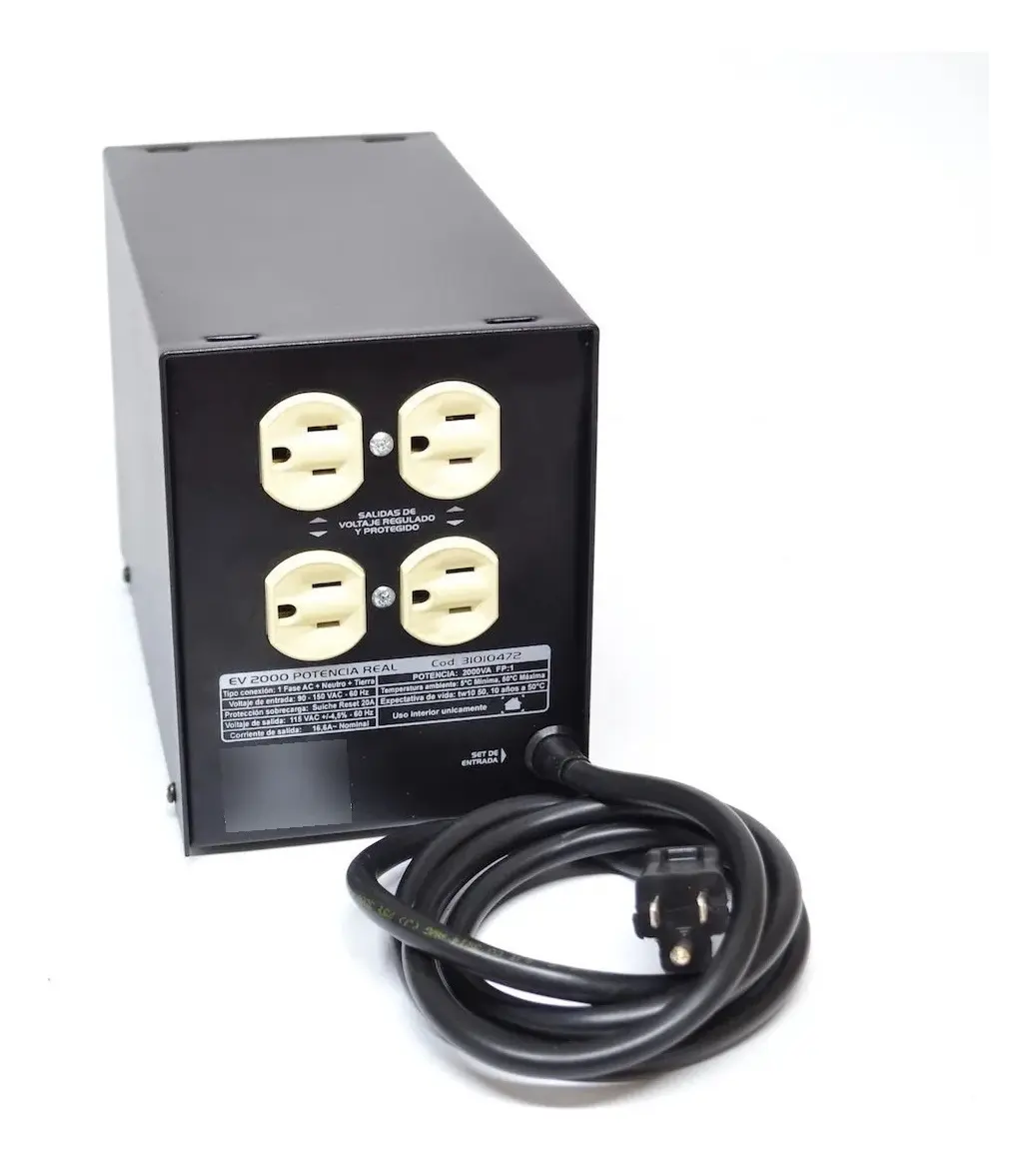 ESTABILIZADOR MAGOM 2000W POTENCIA REAL - Imagen 2