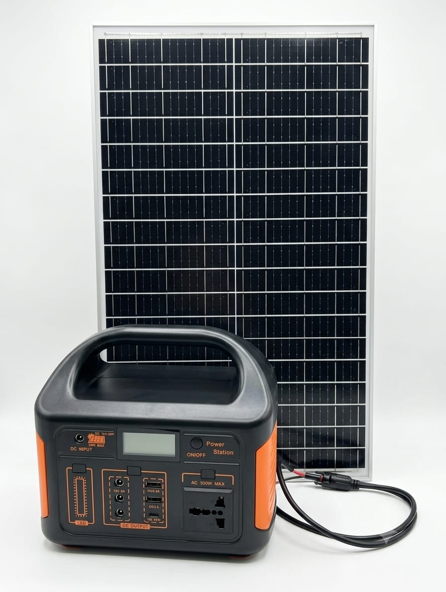 ESTACION PORTATIL DE ENERGIA SOLAR 300W